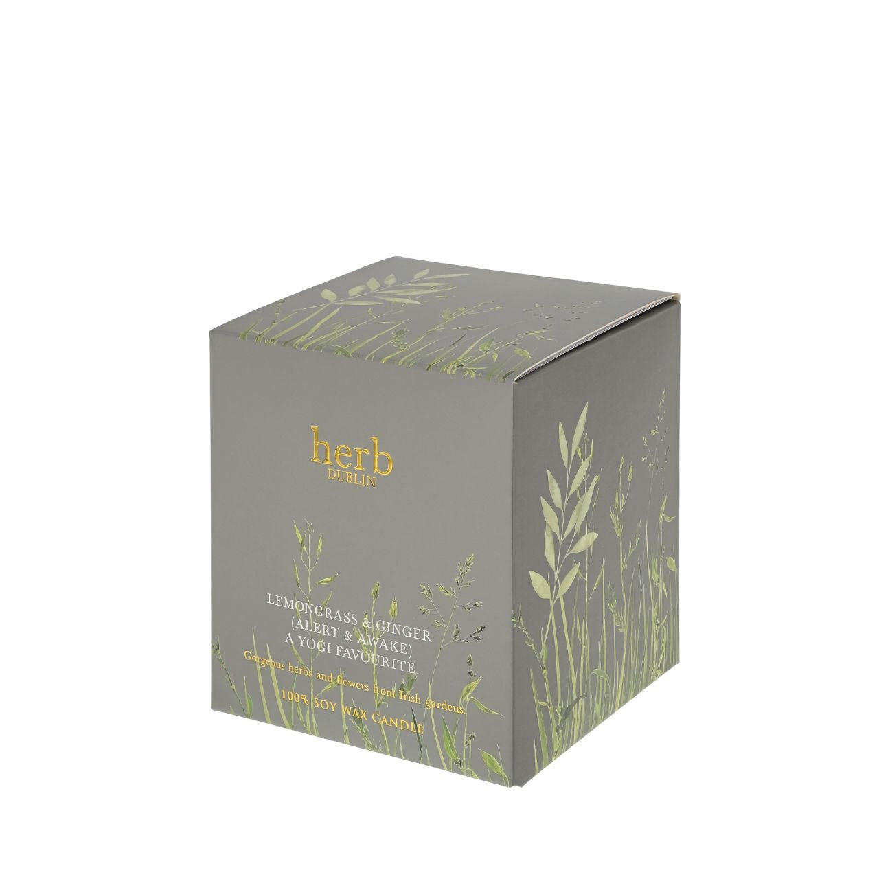 A gorgeous candle a real yogi favourite all the gorgeous citrus elements of lemongrass combined with a gorgeous ginger twist. A great scent to awaken the senses. Lovely candle to burn during mediation, yoga or just reading a book. Natural wax candle with flowers and herbs from Irish gardens.