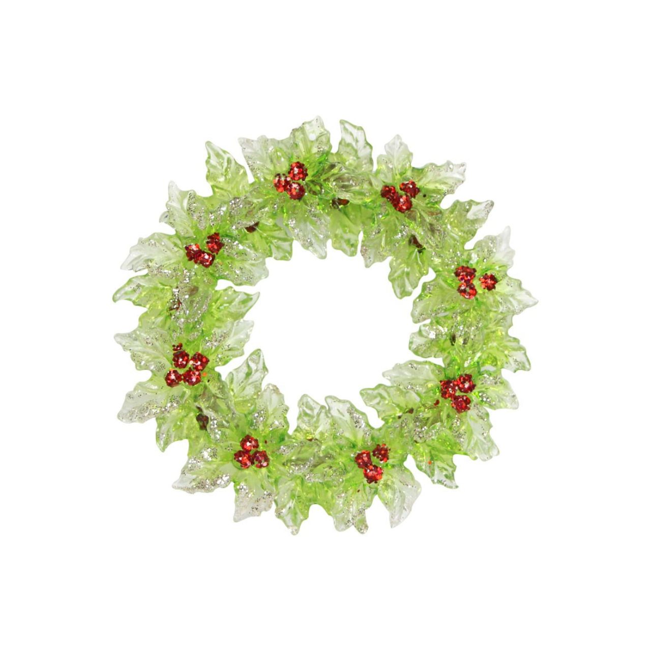 Gisela Graham Holly Wreath & Berries Christmas Hanging Ornament  This Holly Wreath & Berries Christmas Hanging Ornament by Gisela Graham is the perfect festive accessory for your home. Crafted from fine materials, it features intricate detailing that will add an extra special touch to your holiday decorations.