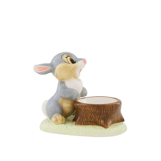 This beautiful ceramic Thumper egg cup is certainly a collector's piece. Put your boiled egg in the tree stump next to Thumper and crack it open for some breakfast fun.