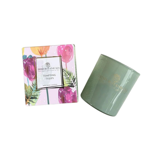 Featuring harmonious Irish fragrances complemented fresh tulips and sweet pea, a gorgeous summer bouquet. Experience portability, sophistication, elegance, and relaxation in one with this versatile candle. Perfect for home or travel, its compact design and botanical ingredients provide a touch of luxury wherever you are.