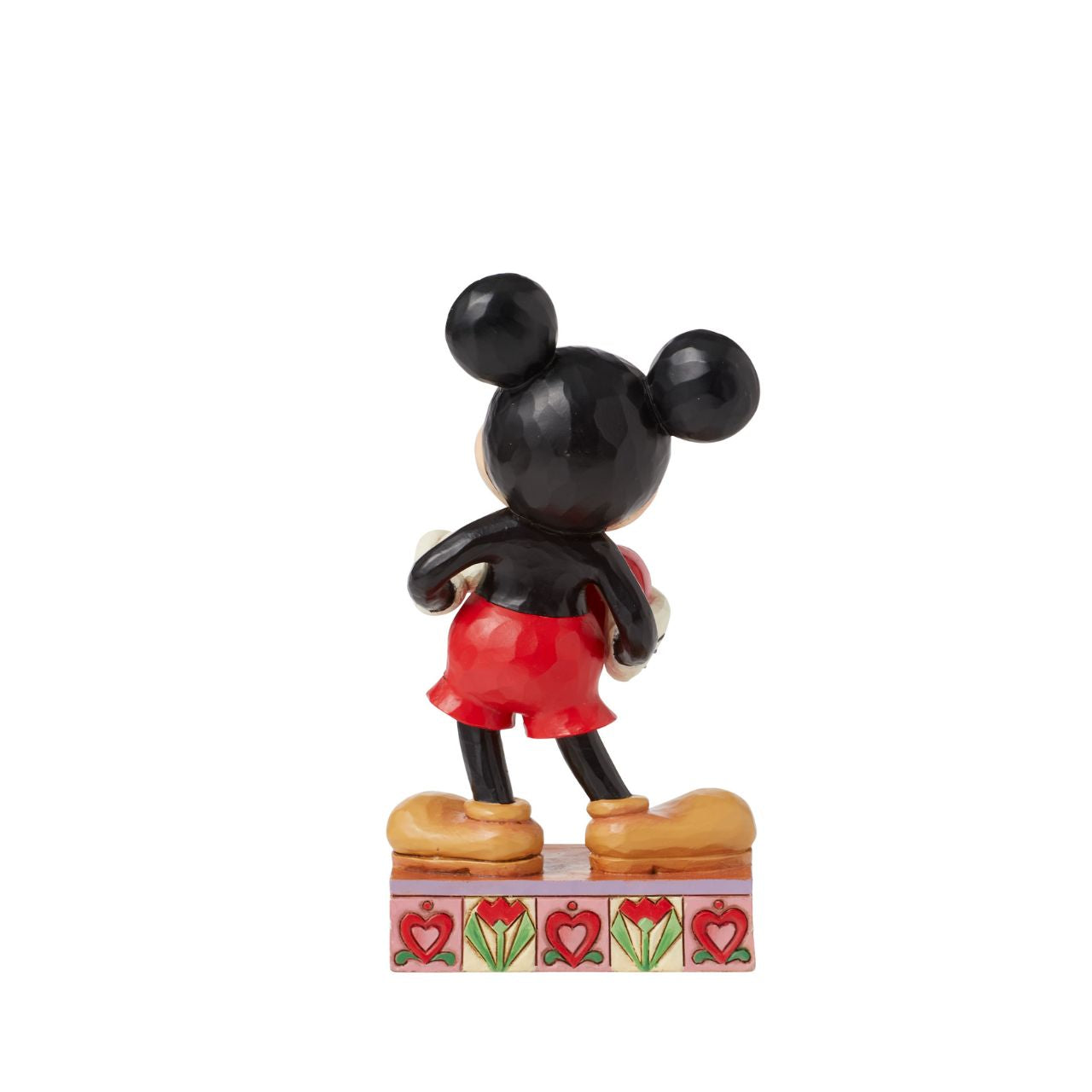 Disney's Mickey holds a love heart that can be personalised for that special person in your life. As part of the Disney Traditions by Jim Shore collection, this piece is hand carved and painted. Perfect for Valentines Day, engagements, weddings and anniversaries Comes in a fully branded gift box.