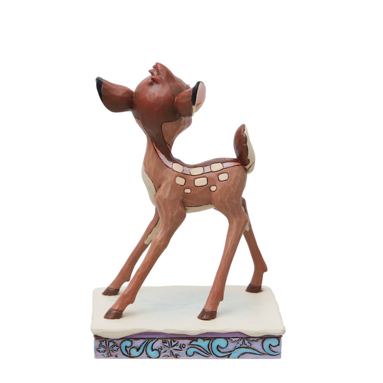 Disney's Bambi is perfect for Christmas. Designed by award winning artist Jim Shore, they have the sweetest little snowflake balanced on the end of their nose. Hand crafted from high quality cast stone and hand painted, this is the ideal gift for any Disney collector.