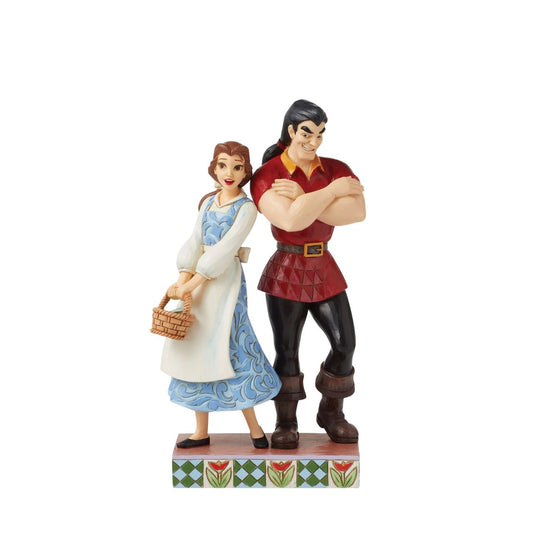 The villain of the tale with the beauty. This exciting Belle and Gaston figurine showcases two very different characters from Beauty and the Beast. Comes in fully branded package.