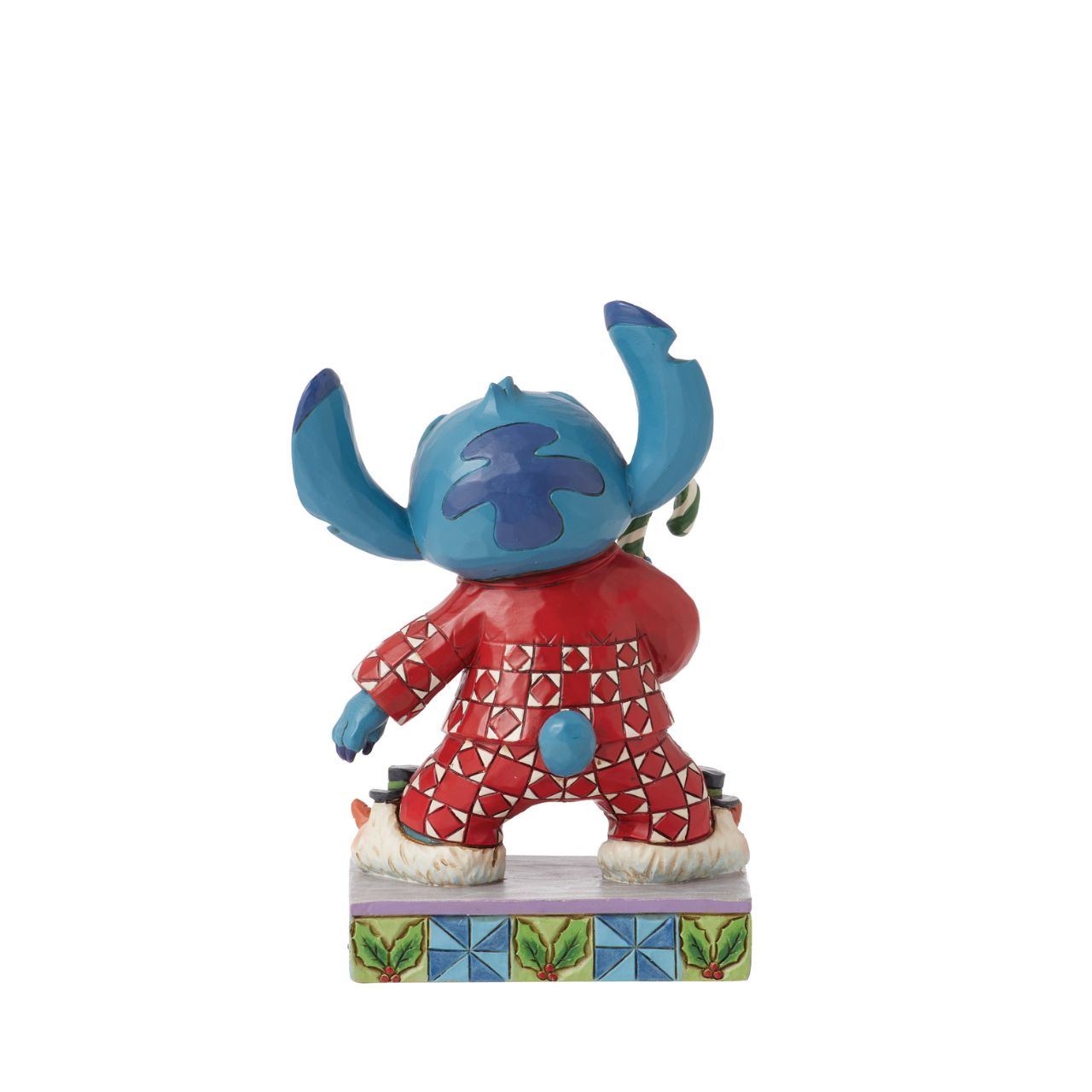 Stitch is ready for Christmas morning with his festive pjs - we wonder if Santa has visited him. Comes in a fully branded gift box from Disney Traditions.