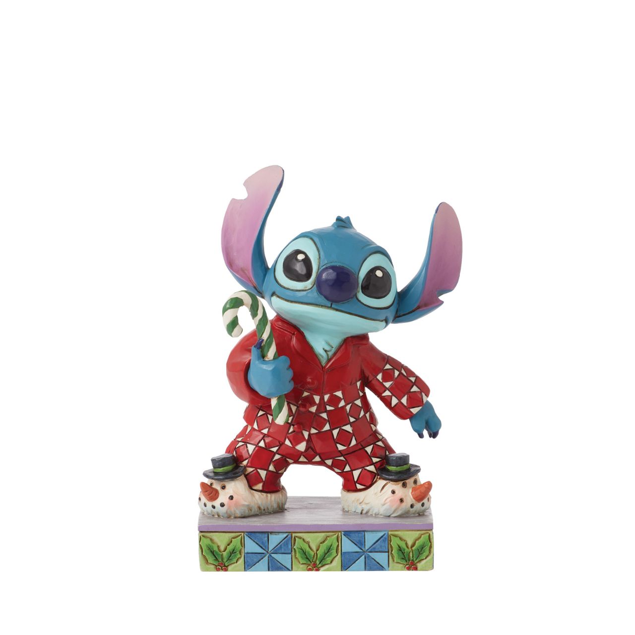 Stitch is ready for Christmas morning with his festive pjs - we wonder if Santa has visited him. Comes in a fully branded gift box from Disney Traditions.