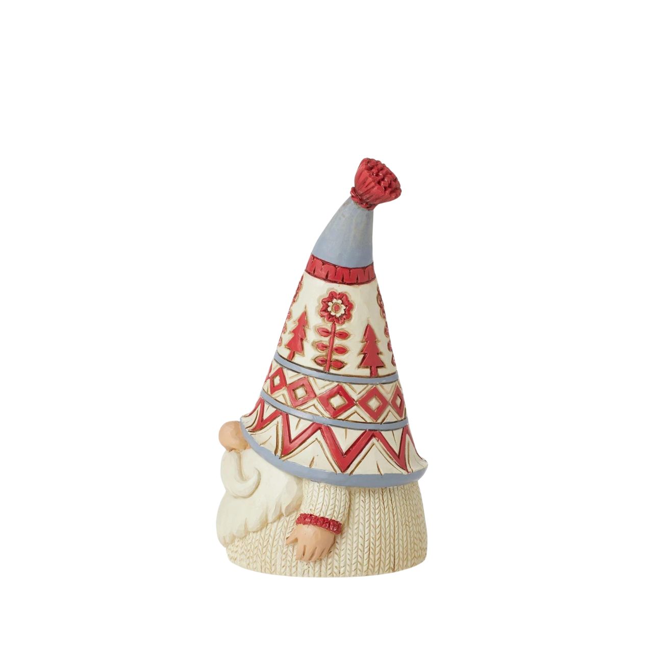 "Gnomebody loves Christmas as much as Jim Shore" Gnomes have fast become a collectors favourite for Jim Shore and this collection, new for 2023 won't disappoint. This Gnome in a white knitted jumper will steal the hearts of Children and Adults.