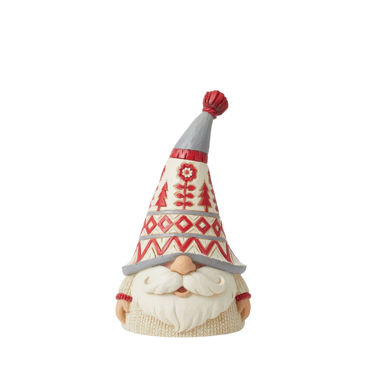 "Gnomebody loves Christmas as much as Jim Shore" Gnomes have fast become a collectors favourite for Jim Shore and this collection, new for 2023 won't disappoint. This Gnome in a white knitted jumper will steal the hearts of Children and Adults.