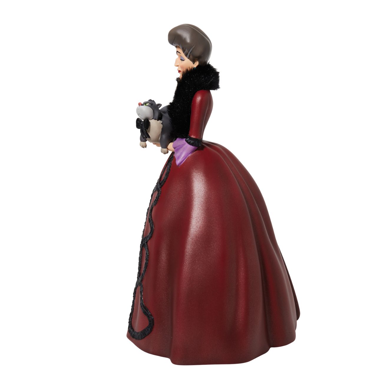 Disney Showcase Lady Tremaine Rococo Figurine  Lady Tremaine Rococo Figurine. Cinderella's Step Mother is made from cast stone. Each piece is hand painted and slight colour variations are to be expected which makes each piece unique. Supplied in branded gift box.