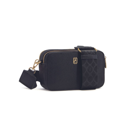 Miami Mini Cross Body with Shoulder Strap - Black