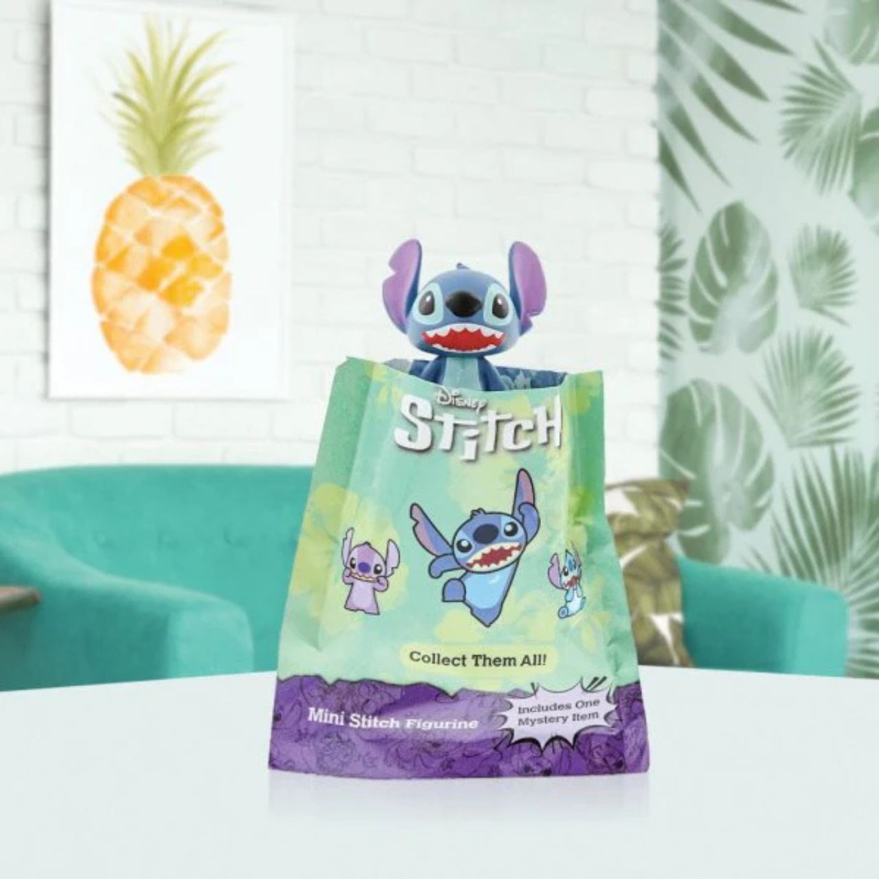 Grand Jester are pleased to present Disney's favourite alien in the newest format, a blind box. Individually wrapped mini resin Stitch figurines. There are a total of 13 different variations for fans to collect, 12 standard and 1 rare.