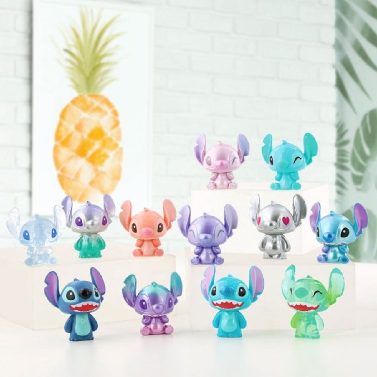 Grand Jester are pleased to present Disney's favourite alien in the newest format, a blind box. Individually wrapped mini resin Stitch figurines. There are a total of 13 different variations for fans to collect, 12 standard and 1 rare.