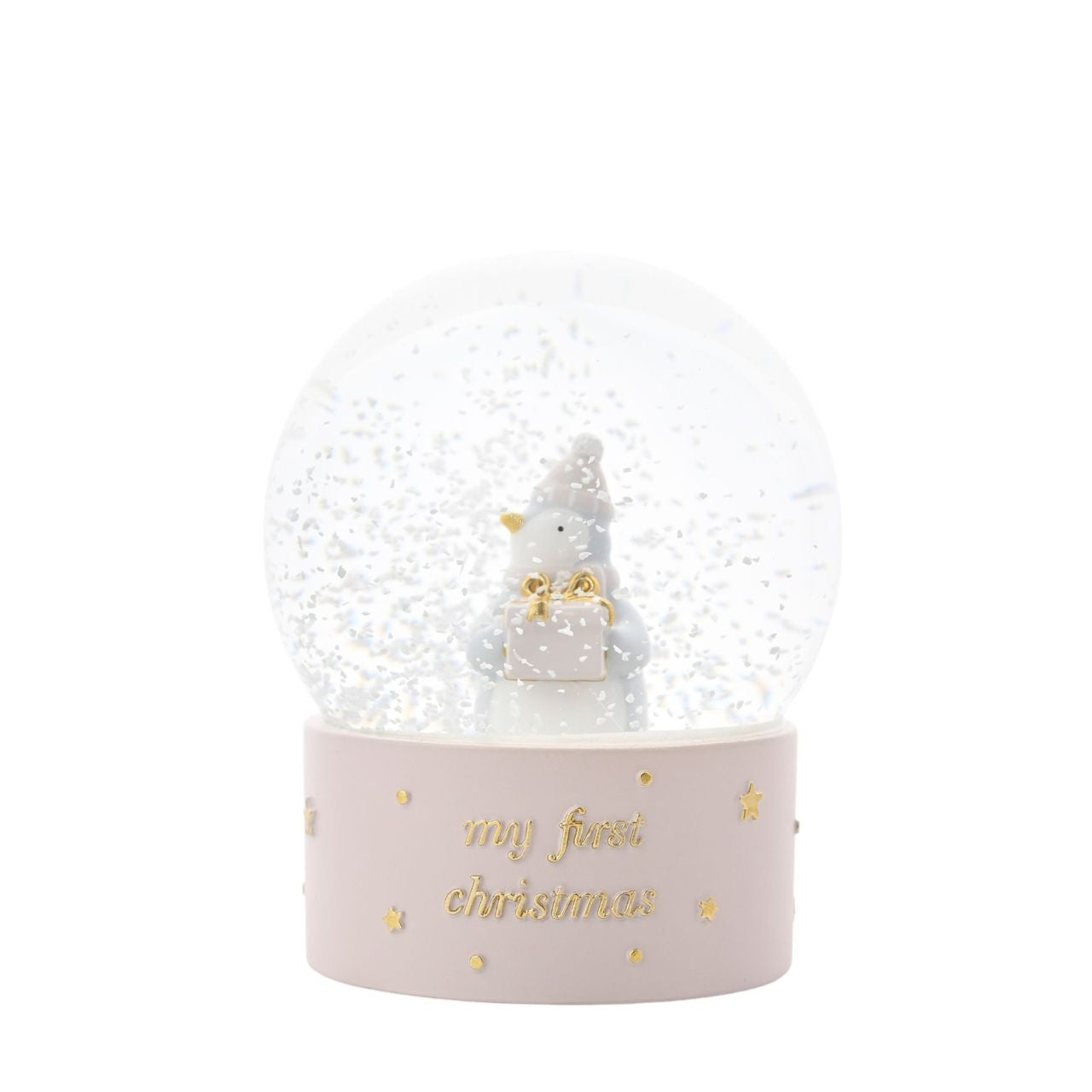 A Bambino BY JULIANA 'My First Christmas' Penguin Water Globe. This item is an enchanting addition to any nursery or Christmas display.