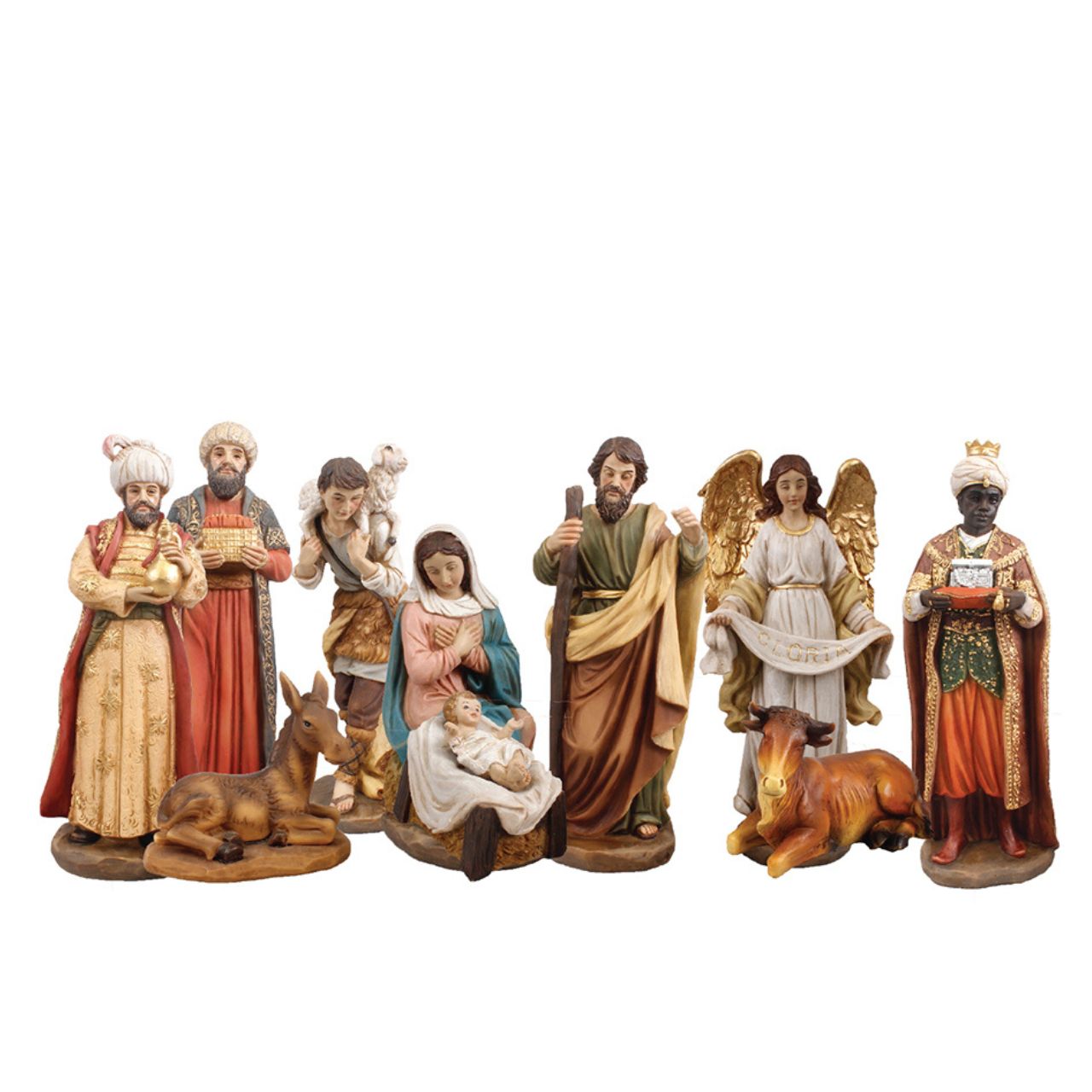 Nativity 6” Resin Set with 10 Figures