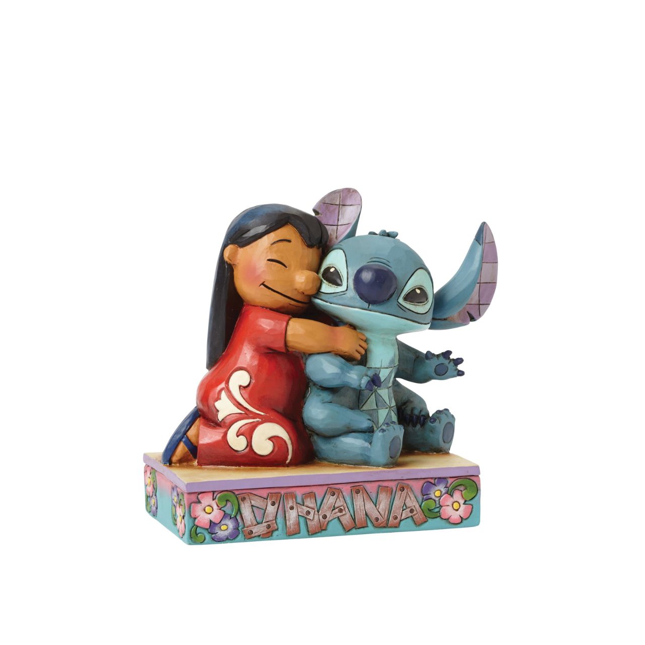 Lilo and Stitch come together in an exemplary display of Ohana which means family. This heart-warming piece has been designed by award winning artist and sculptor, Jim Shore for the Disney Traditions range.