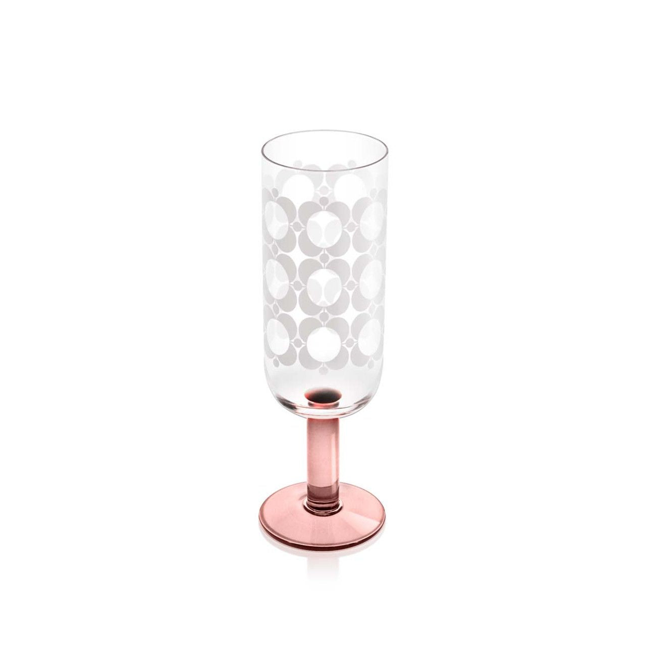 This set of four Champagne Glass has the classic atomic flower pattern etched into the glass. The perfect retro finish to any table setting.