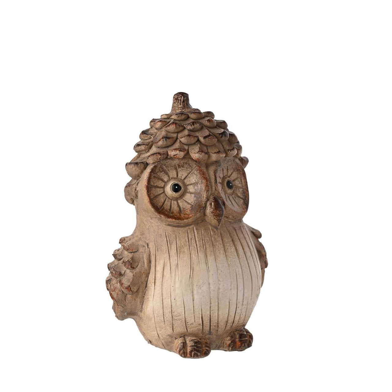 Wood Effect Resin Owl - Small by Country Living