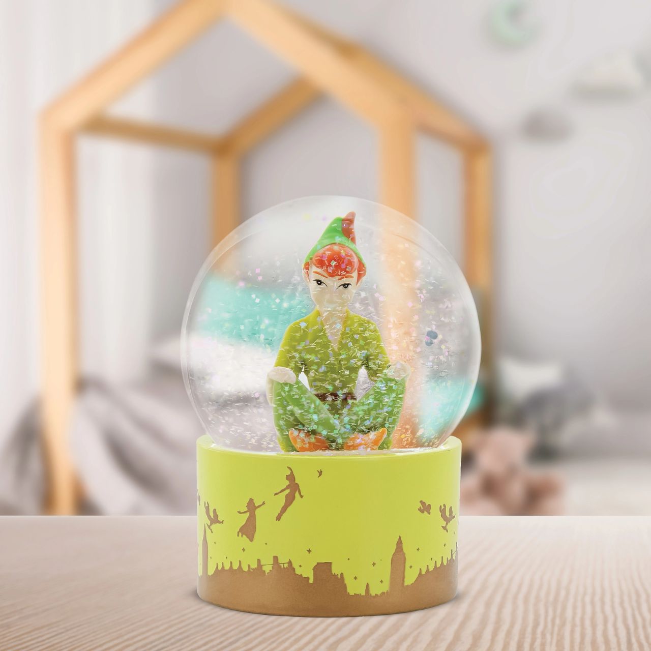 Embark on a whimsical journey to Neverland with our enchanting Peter Pan Figurine Waterball. This delightful creation captures the essence of the boy who never grows up, frozen in a moment of eternal adventure.