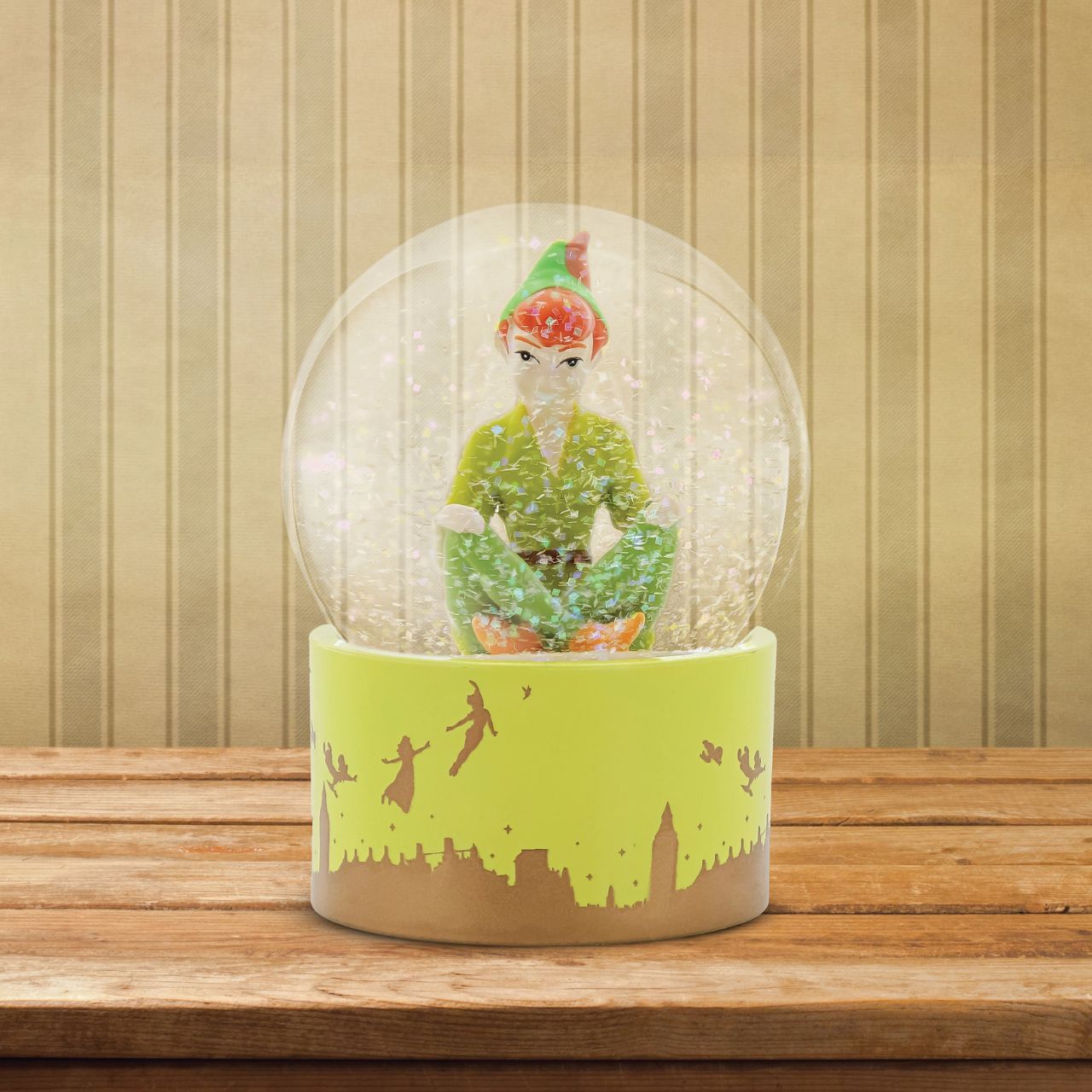 Embark on a whimsical journey to Neverland with our enchanting Peter Pan Figurine Waterball. This delightful creation captures the essence of the boy who never grows up, frozen in a moment of eternal adventure.