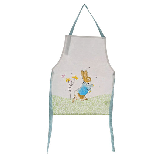 This delightful Flopsy children's apron is perfect for little ones who love baking, painting or generally getting into mischief and making a mess. They have a gloss laminated coating so are easy to wipe down.