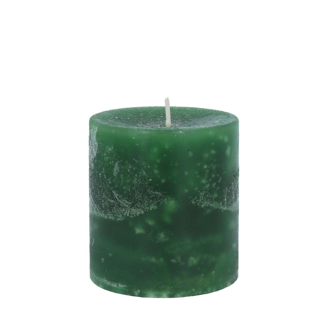 Pillar Candle Dark Green 7cm