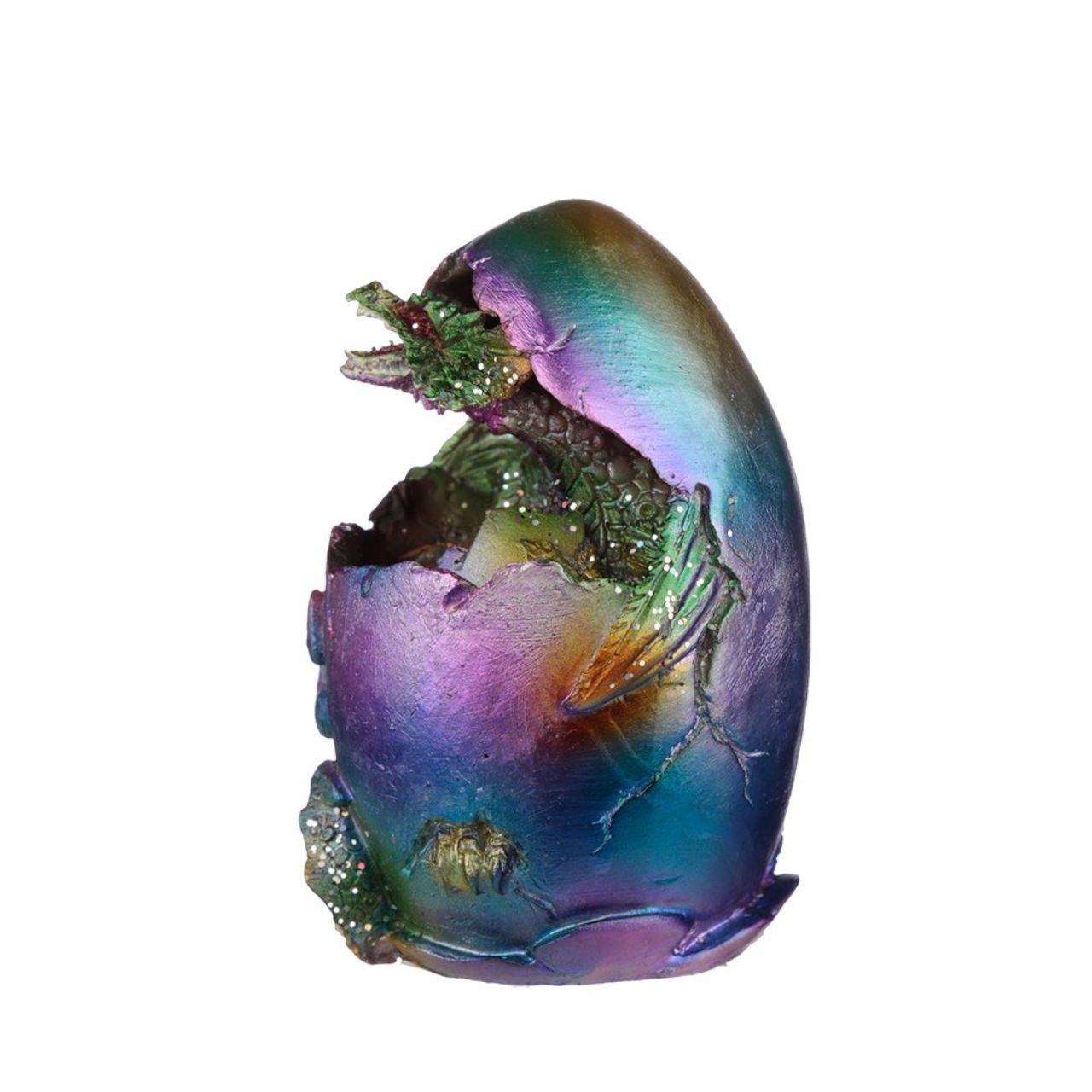 Rainbow Dragon Metallic Hatching Egg  Bring magic to life with a Rainbow Dragon Metallic Hatching Egg. Perfect for dragon enthusiasts of all ages.