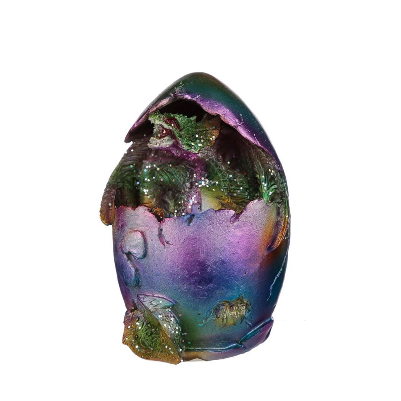 Rainbow Dragon Metallic Hatching Egg  Bring magic to life with a Rainbow Dragon Metallic Hatching Egg. Perfect for dragon enthusiasts of all ages.