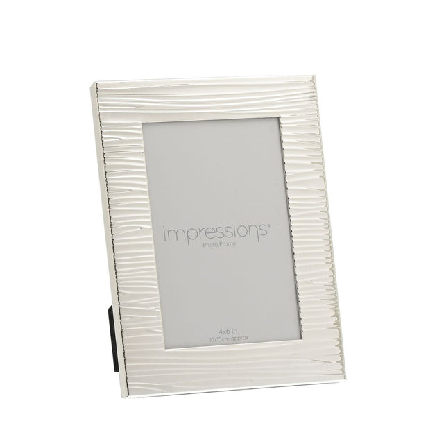 Impressions Ripple Texture Silverplated Frame 4