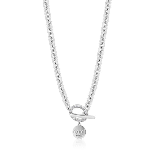 Romi Dublin Silver Chain Bar Necklace  This easy-to-wear jewellery collection was inspired by daughter Romi who loves to style and accessorise. An outfit isn’t complete until the perfect pieces of jewellery and accessories have been selected to enhance it.