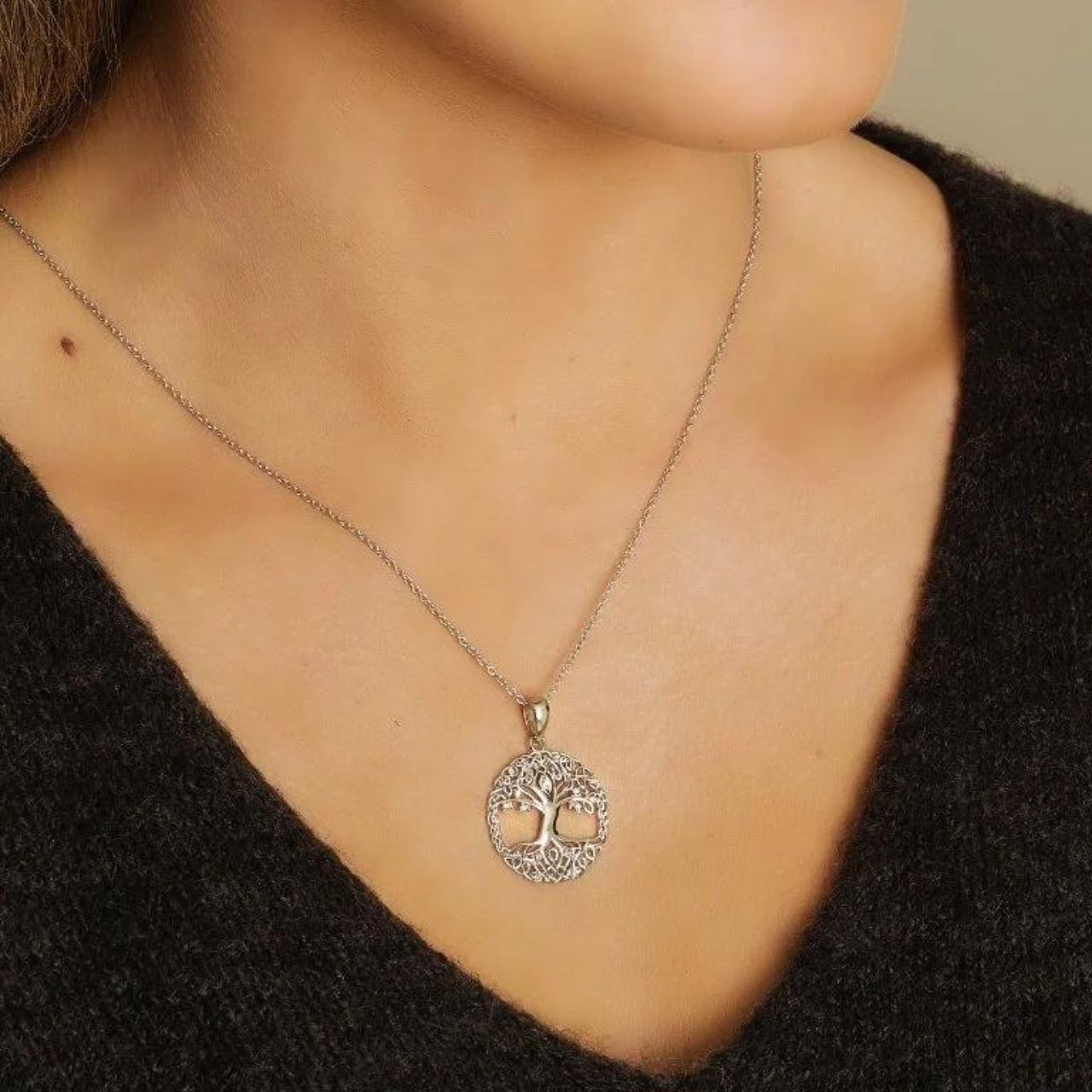 Tree Of Life Silver Necklace by ShanOre