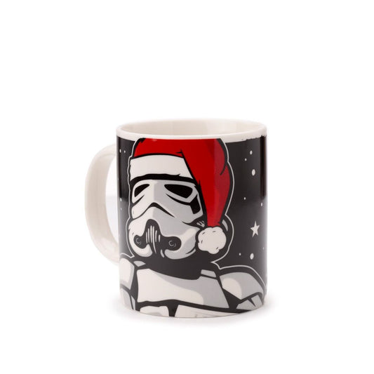 This porcelain mug features a festive design inspired by the iconic Stormtrooper from the Star Wars franchise. Made with high-quality materials, it is perfect for sipping your favorite holiday beverages. Show off your love for Star Wars and celebrate the season with The Original Stormtrooper Christmas Porcelain Mug.