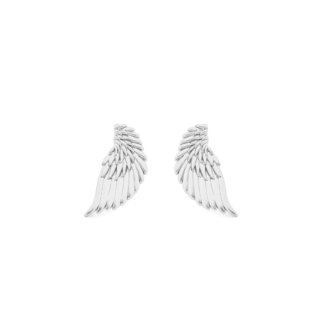 Elevate your style with these stunning silver Angel Wing Stud Earrings from Tipperary. Crafted with expert precision, these earrings feature delicate angel wing details for a beautiful and timeless look. Perfect for any occasion and sure to be a cherished addition to your jewellery collection.