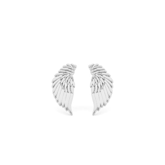 Elevate your style with these stunning silver Angel Wing Stud Earrings from Tipperary. Crafted with expert precision, these earrings feature delicate angel wing details for a beautiful and timeless look. Perfect for any occasion and sure to be a cherished addition to your jewellery collection.