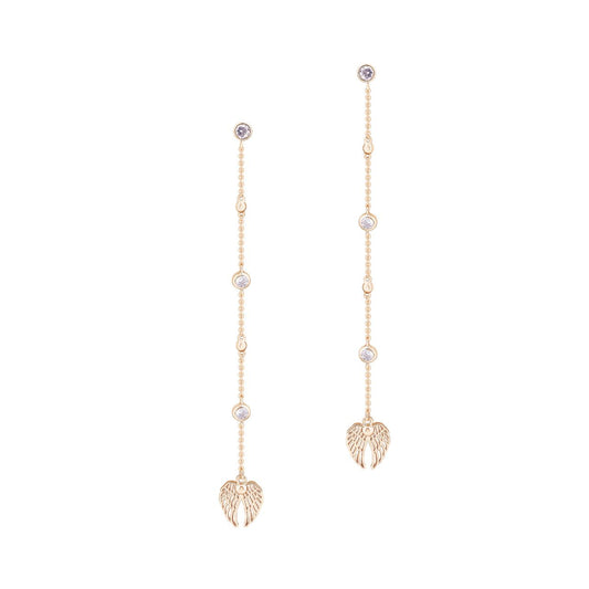 Introducing the Tipperary Angel Wings Drop Earrings Gold, a new addition to our 2024 collection. Crafted with elegant angel wing designs, these earrings will add a touch of sophistication to any outfit. Made by Tipperary, a trusted brand known for quality and style. Elevate your look with these stunning drop earrings.