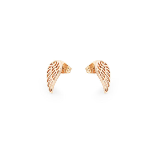 These Tipperary Angel Wings Mini Stud Earrings in Gold exude a classic and elegant charm that will add a touch of glamour to any outfit. With delicate angel wing designs, these earrings are perfect for everyday wear or special occasions.