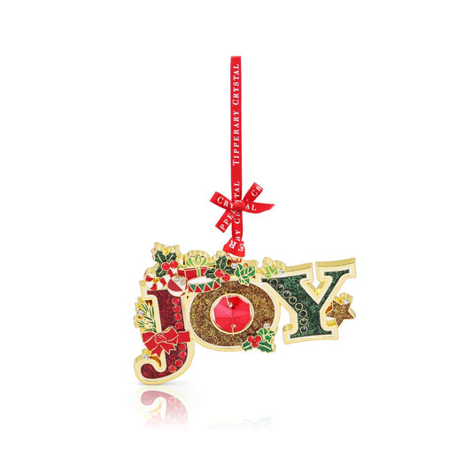 Gem Christmas Decoration - Joy by Tipperary