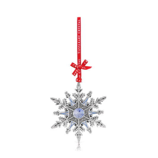 Gem Christmas Decoration - Snowflake by Tipperary