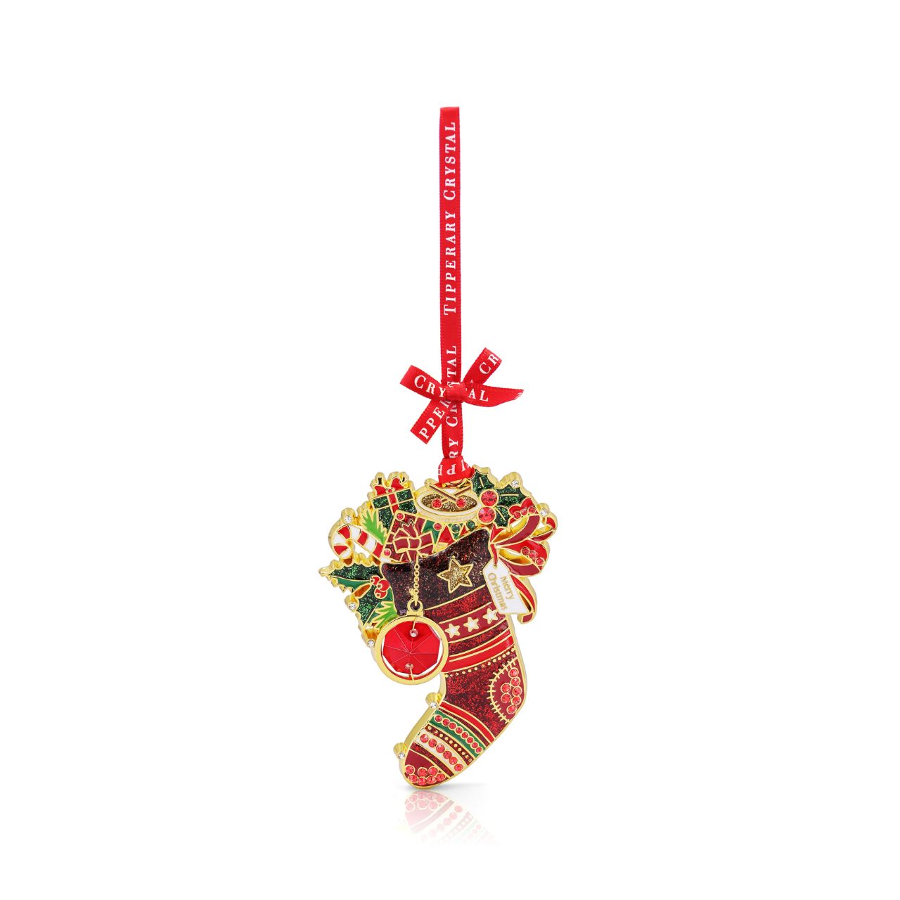 Gem Christmas Decoration - Stocking by Tipperary