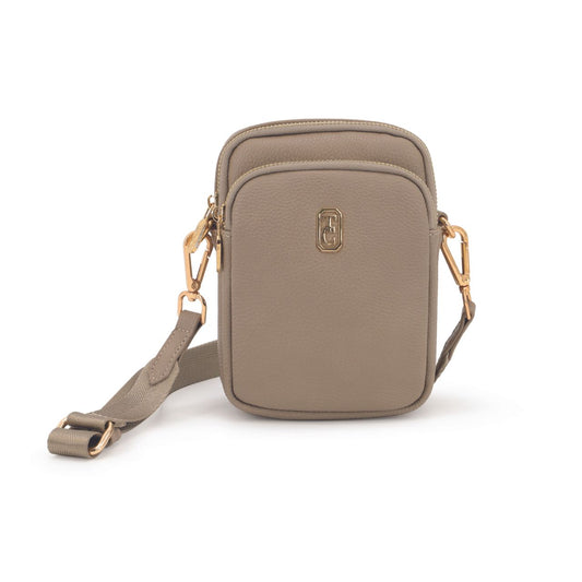 The Tipperary Naples Mini Cross Body Bag in Greige is a stylish and functional addition to any wardrobe. Crafted by Tipperary, this bag offers a compact size that is perfect for on-the-go use. With its chic Greige colour, this bag is sure to add a touch of sophistication to any outfit. Update your style game with the new 2024 version.