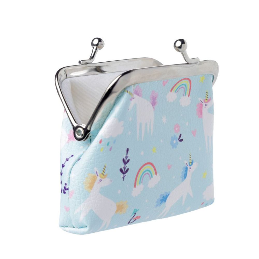 Unicorn Magic Tic Tac Purse  The Unicorn Magic Tic Tac Purse is an ideal accessory for any fan of the magical unicorn. With plenty of space for your tic tac and other small items, this purse is perfect for any magical outing. Crafted from sturdy materials and designed with love, this purse will keep your belongings safe.