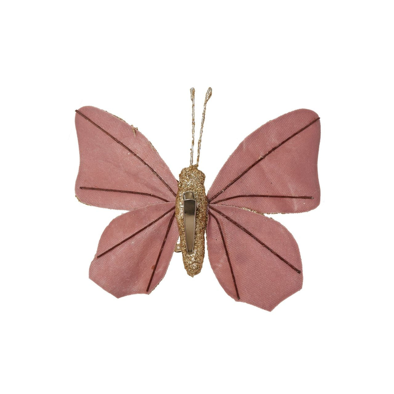 Velvet Tree Decoration - Butterfly with Clip