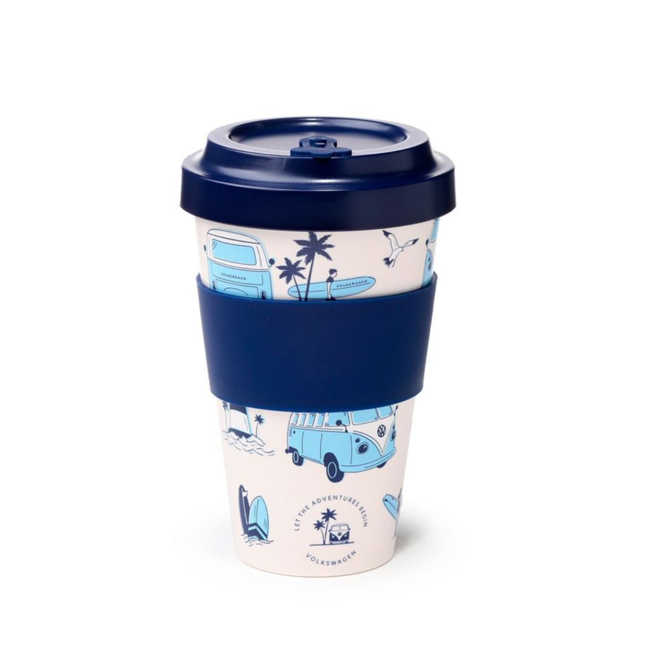 Embrace your adventurous spirit with the Volkswagen VW T1 Camper Bus Explore More Travel Mug. With a spacious 400ml capacity, this travel mug is perfect for long road trips or exploring the outdoors. Its classic design and durable construction make it a reliable companion for all your adventures.