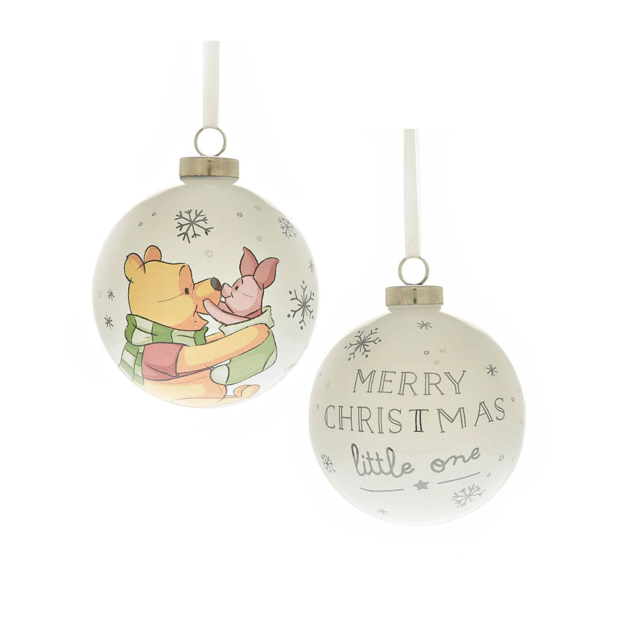 This magical bauble from Magical Beginnings commemorates Christmas with new born babies, with help from Winnie the Pooh and Piglet.