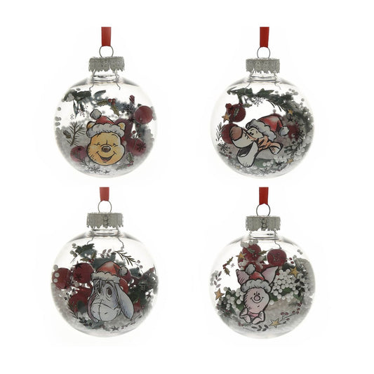 Make any tree a little more special this year by welcoming the warmth of Winnie the Pooh into the home. With heart-warming illustrations of the most recognisable characters, this set of baubles is sure to bring a smile to any little one's face.