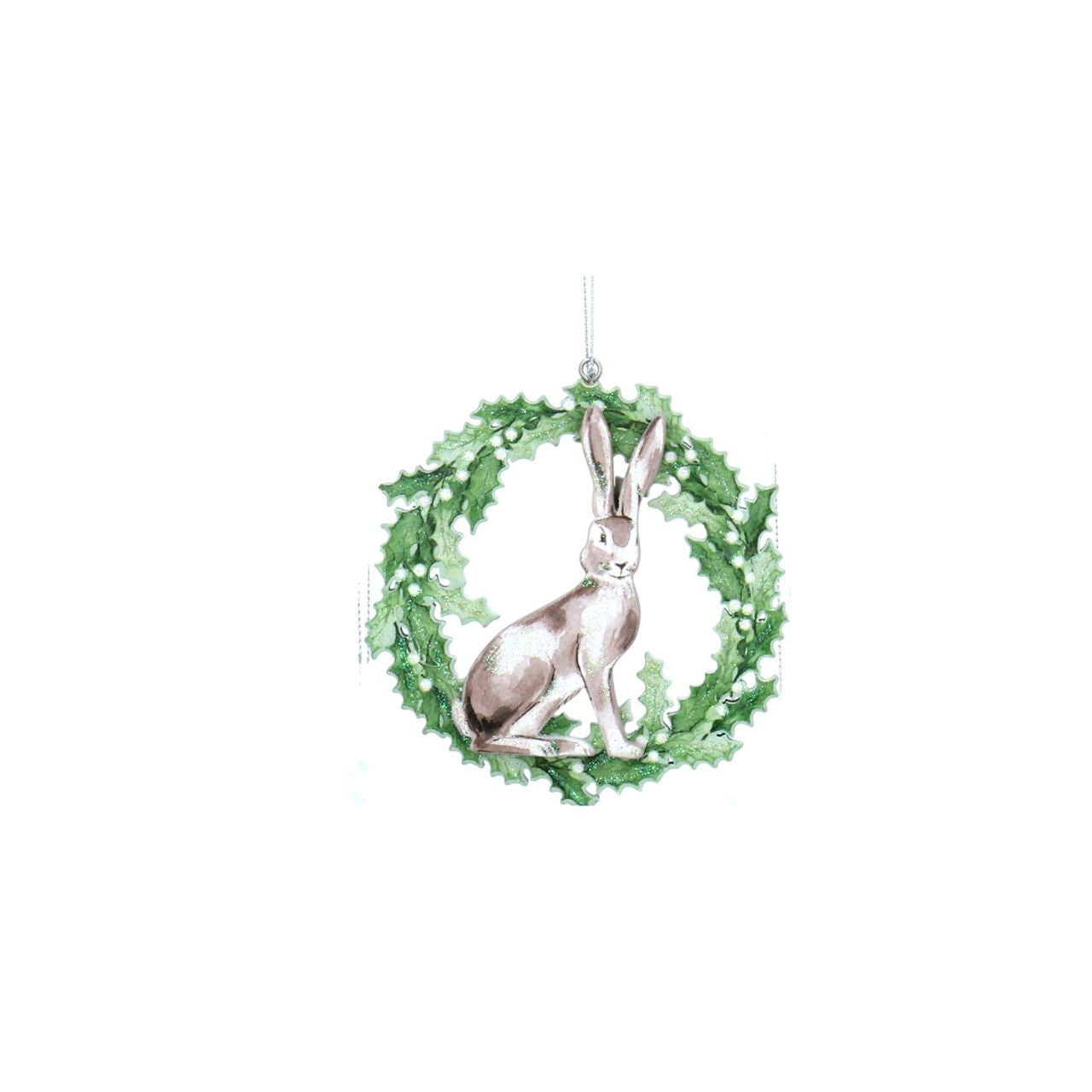 Add a touch of natural charm to your Christmas tree with the Gisela Graham Wood Animals Birds in Wreath ornament. Made of wood, this ornament features beautifully crafted birds nestled in a wreath, bringing a peaceful and rustic feel to your holiday décor.