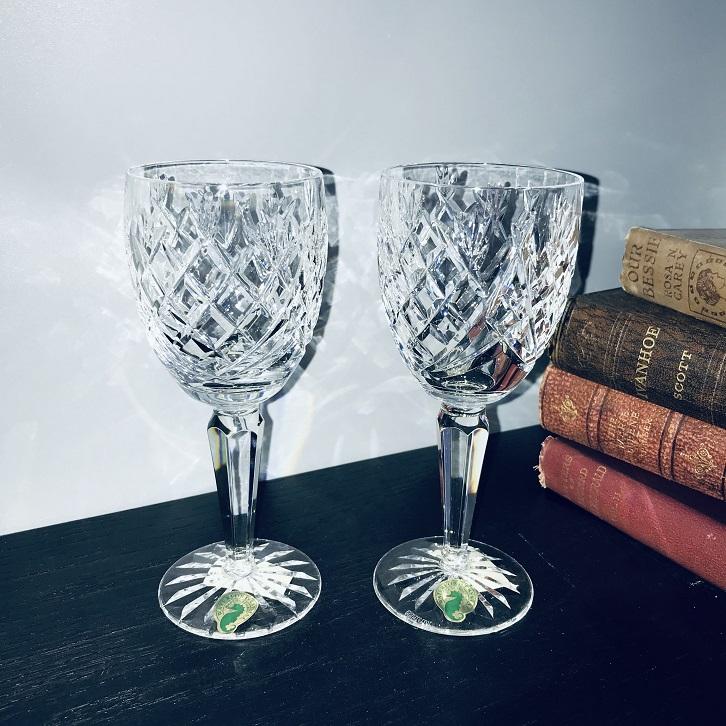 Waterford Crystal Avoca Claret Pair