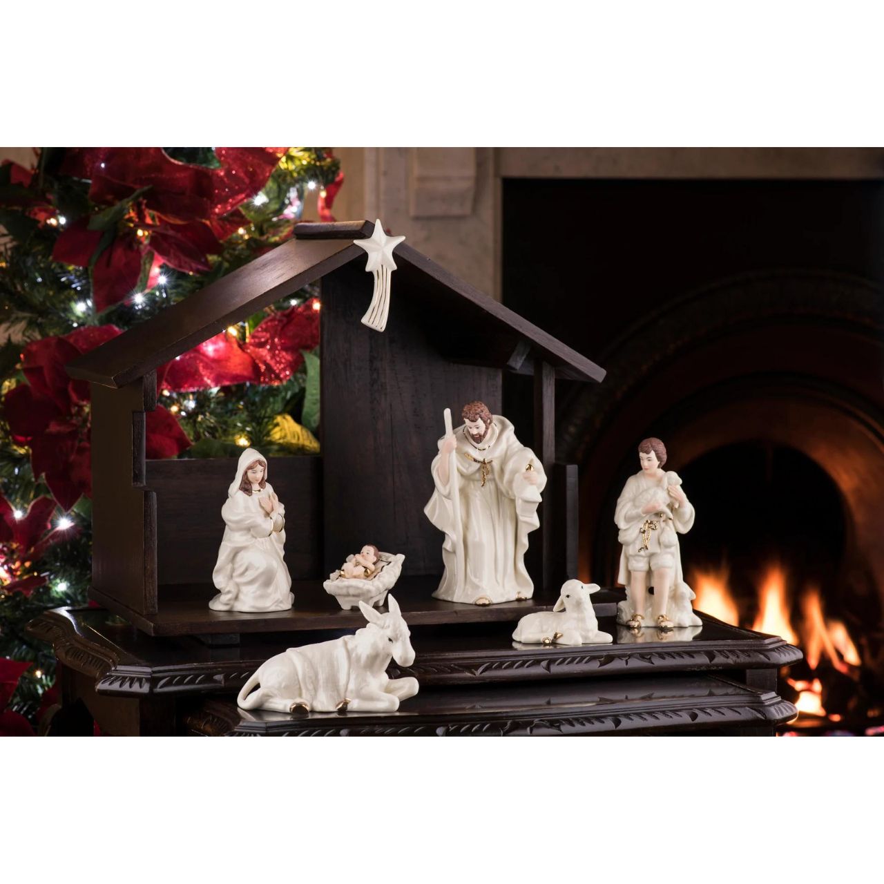 Belleek Living 9 Piece Nativity Set  For that very special time of year when you want to show how much you care, Belleek Living have designed an exclusive Christmas Collection, full of unique gift ideas. Whether it is surprising that special someone or adding a contemporary touch to your home, this Nativity Set/ Scene holds the perfect solution.