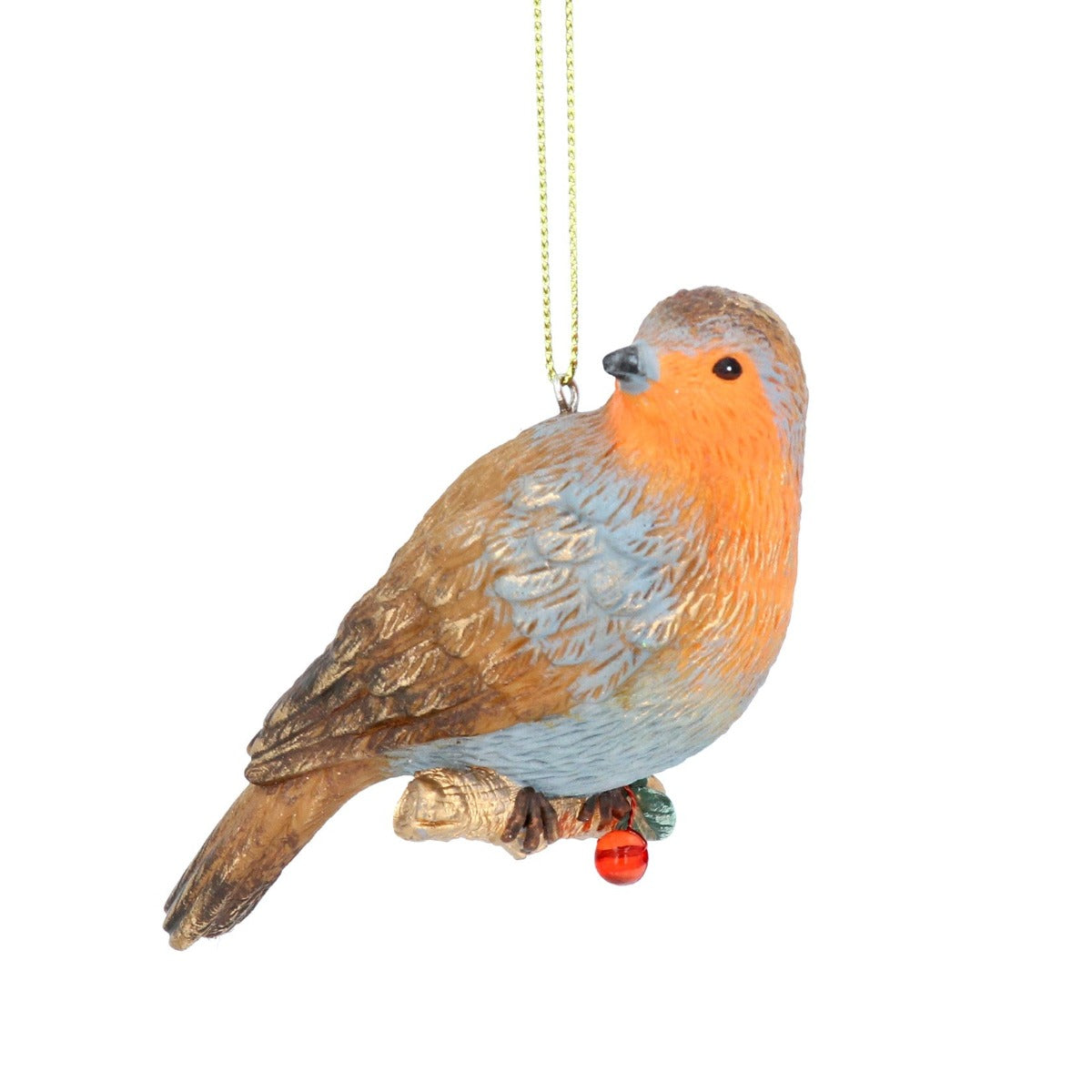 Gisela Graham Robin on Twig Christmas Hanging Ornament  Browse our beautiful range of luxury Christmas tree decorations, baubles & ornaments for your tree this Christmas.