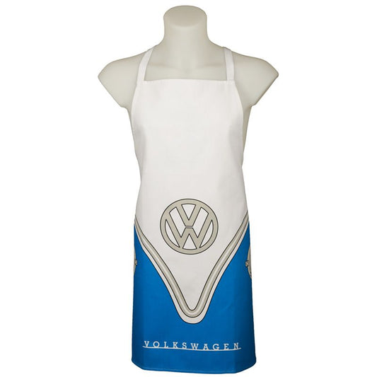 Cotton Apron - Volkswagen VW T1 Camper Bus Blue