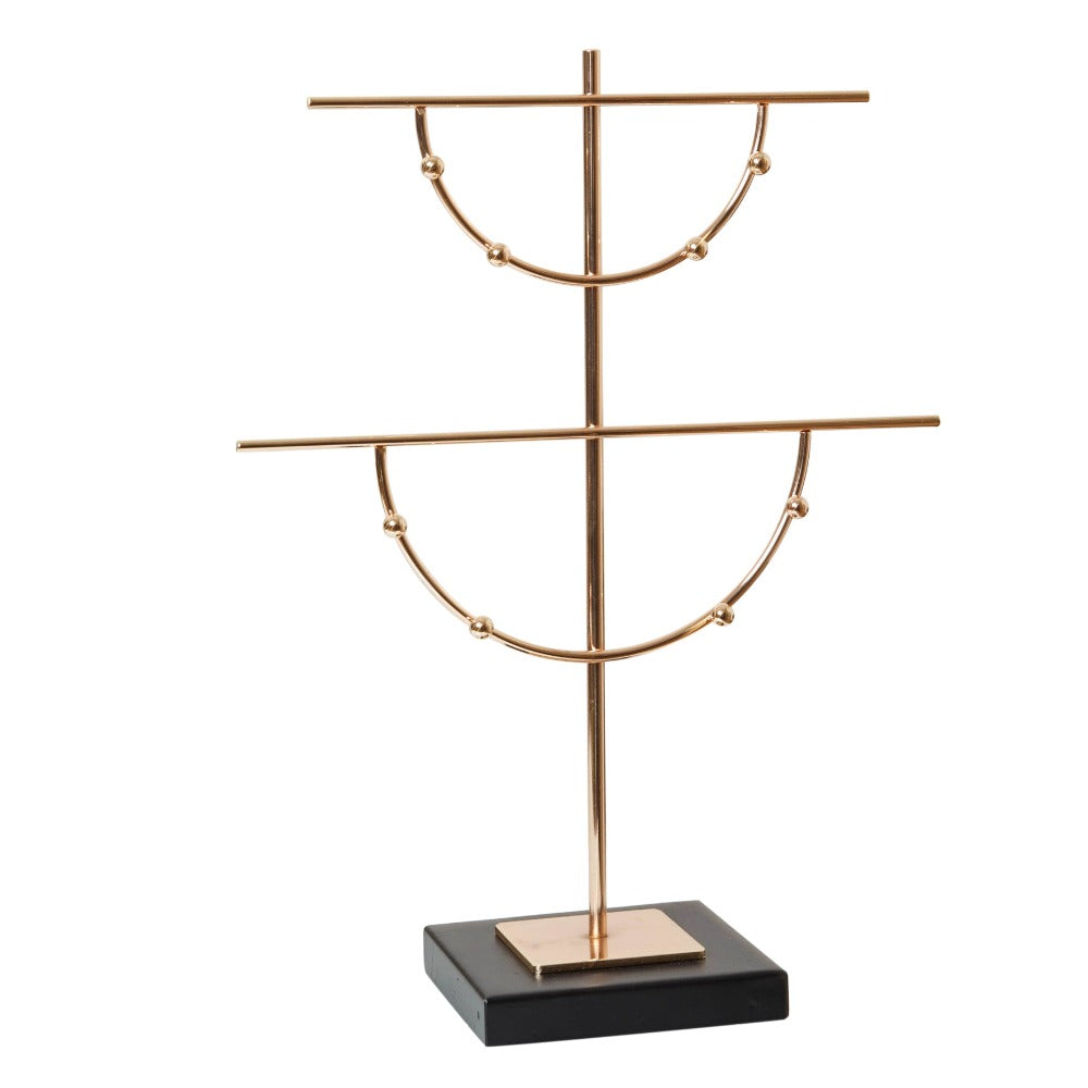 Estella Gold Finish Metal & Glass Jewellery Hanger  Create an display and keep those sparkly bits organised with this gold metal jewellery hanger unit. From Estella by SOPHIA® - Champagne Chic women's home and gift evoking the luxurious spirit of the art deco era.