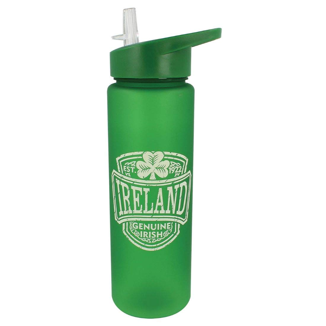 Genuine Irish Ireland College Water Bottle Plastic with Irish Crest